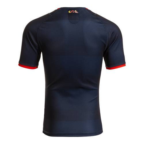 Camiseta de juego azul